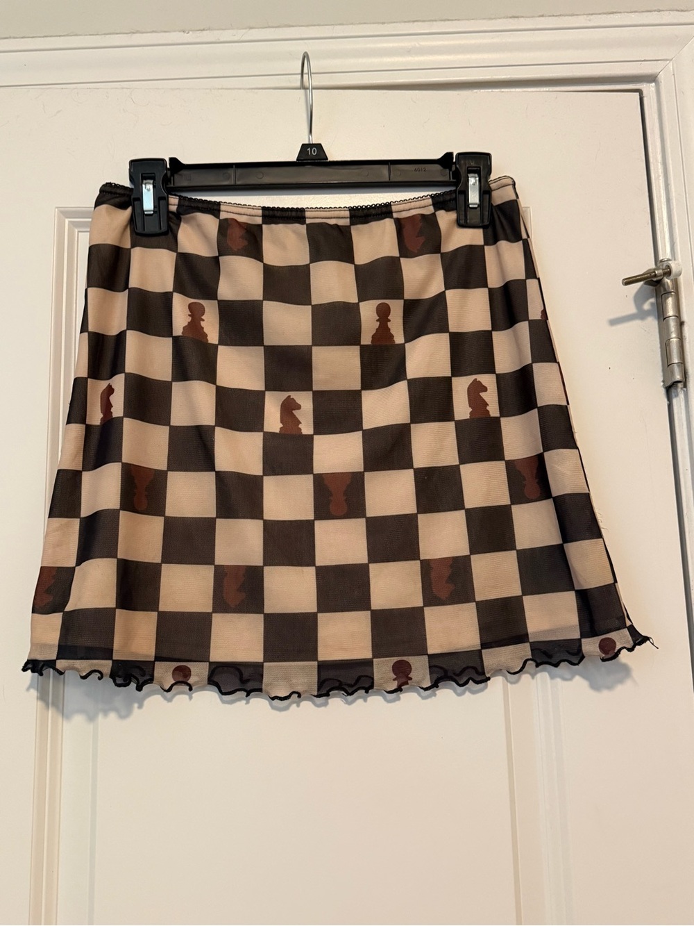 Urban Outfitters Checkerboard Printed Mini Skirt